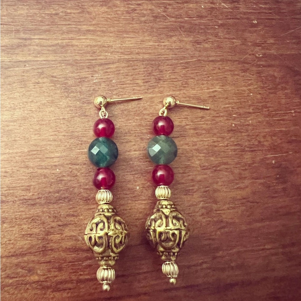 Christmas earrings